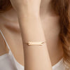 Handmande Engraved Gold 24k coating Bracelet 6'' size